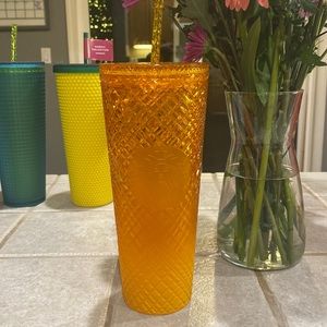 Starbucks orange ombre cup